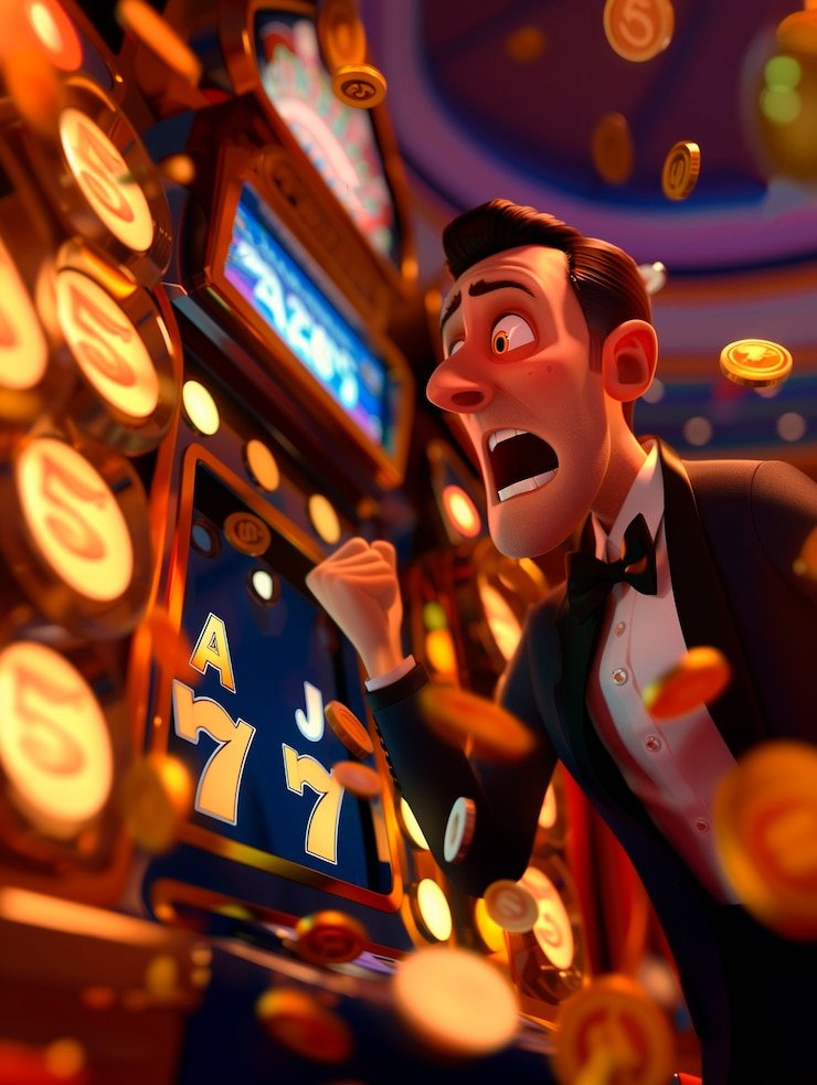 Big Time Gaming slot interface showing expanding wild reels and bonus trigger symbols